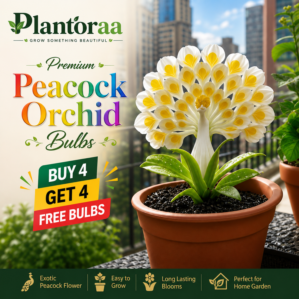 💠 “THE QUEEN OF FRAGRANT BLOOMS — PEACOCK ORCHID BULBS FOR PURE GARDEN LUXURY”🌸Buy 4 Get 4 Free Bulbs🌸