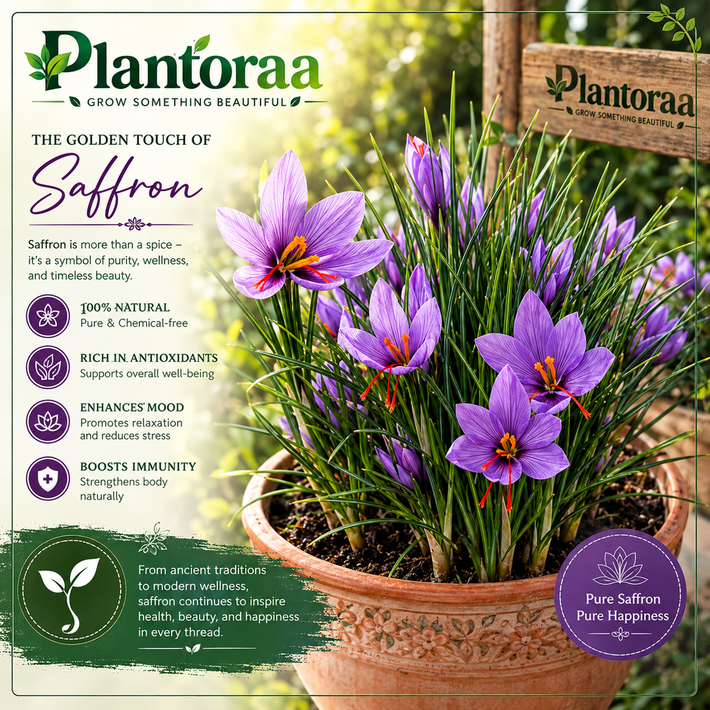 🌹Saffron Bulbs—Gold in the Flower Bulbs🌹🔥Buy 4 Get 4 Free Bulbs🔥