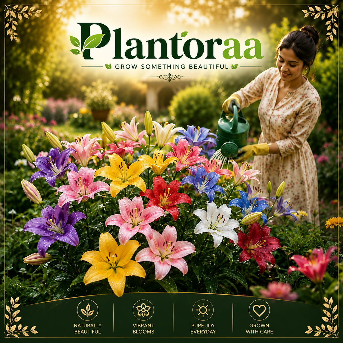 🌺COLORFUL PERFUME LILY BULBS—FRESH AND SWEET | 🔥Buy 6 Get 6 Free Bulbs🔥